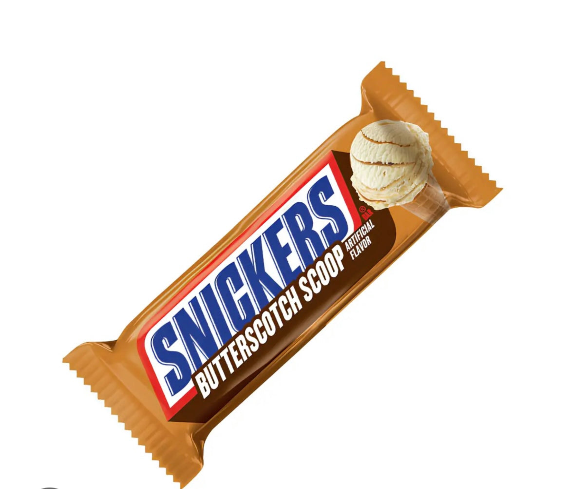 Snickers butterscotch scoop