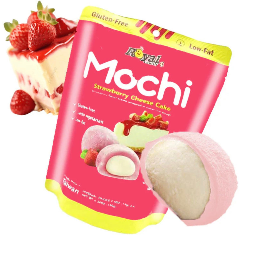 Mochi cheesecake strawberry