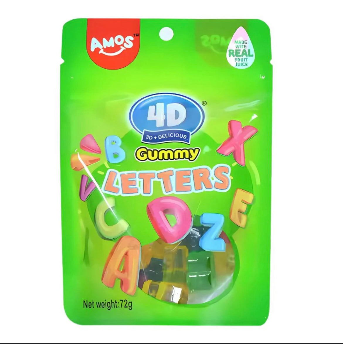 Gummy lettres