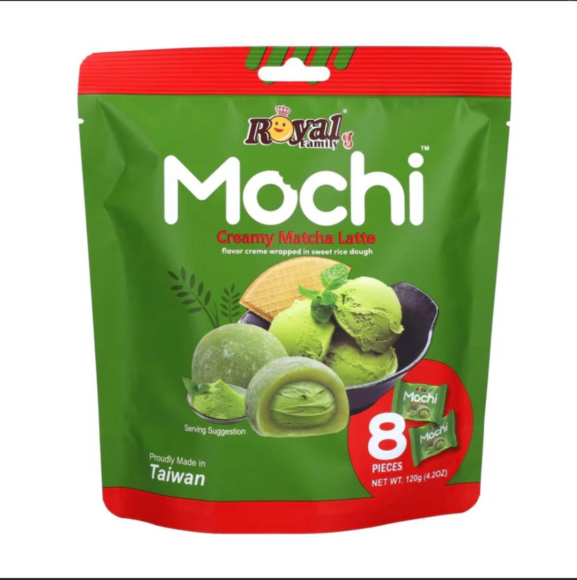 Mochi matcha latte