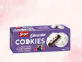 Cookies jelly cube black currant milk cream