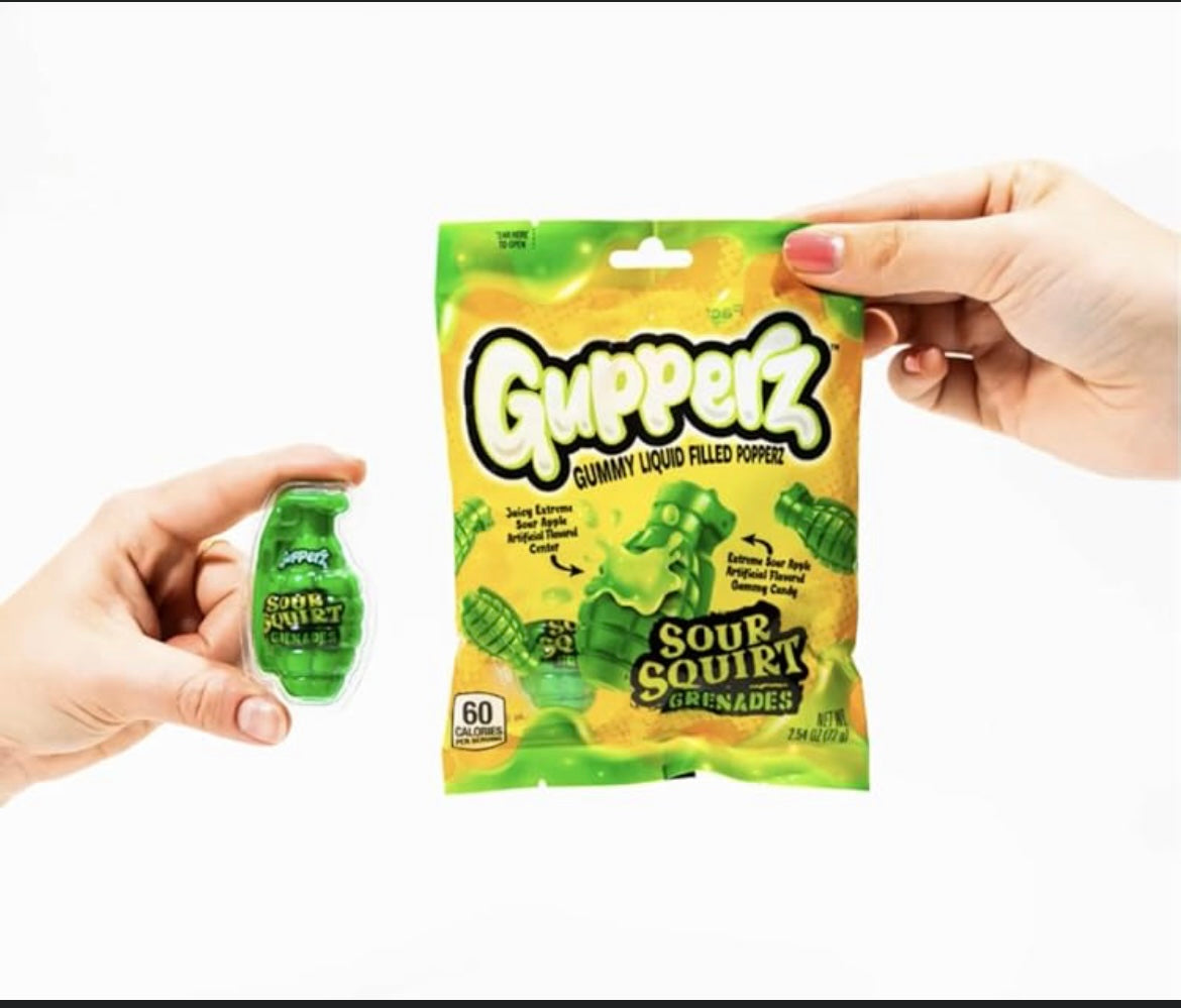 Gupperz gummy liquid filled popperz