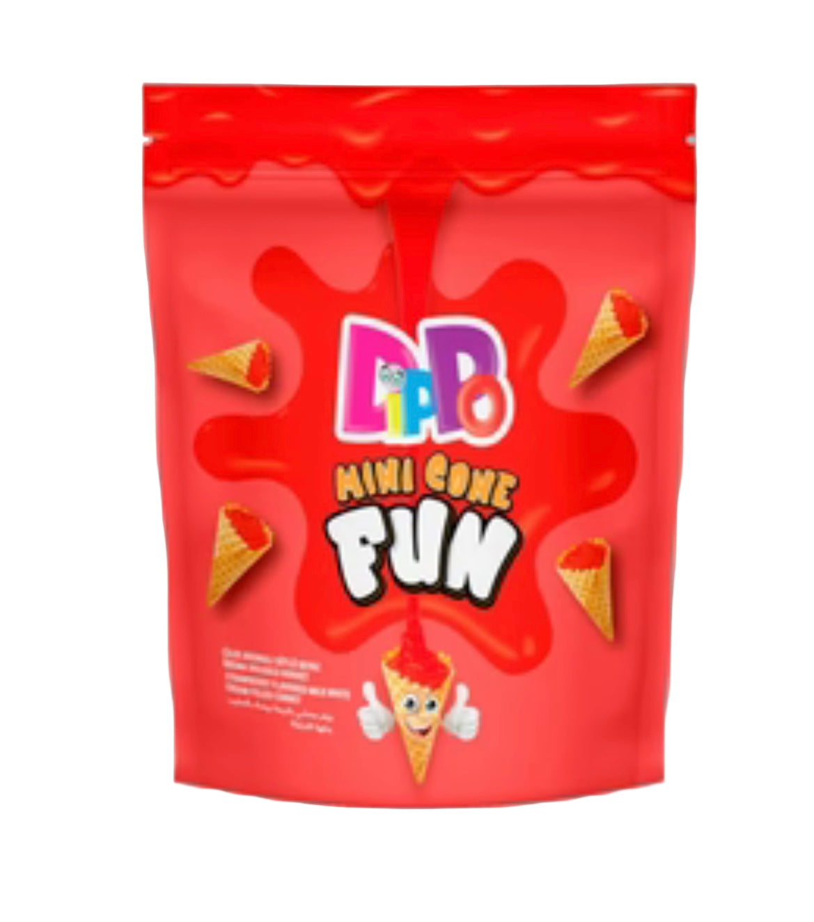 Mini cône fraise