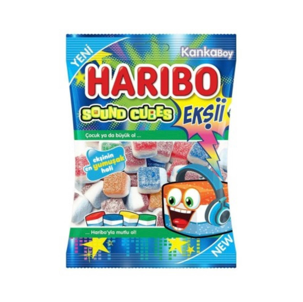 Haribo sound cubes