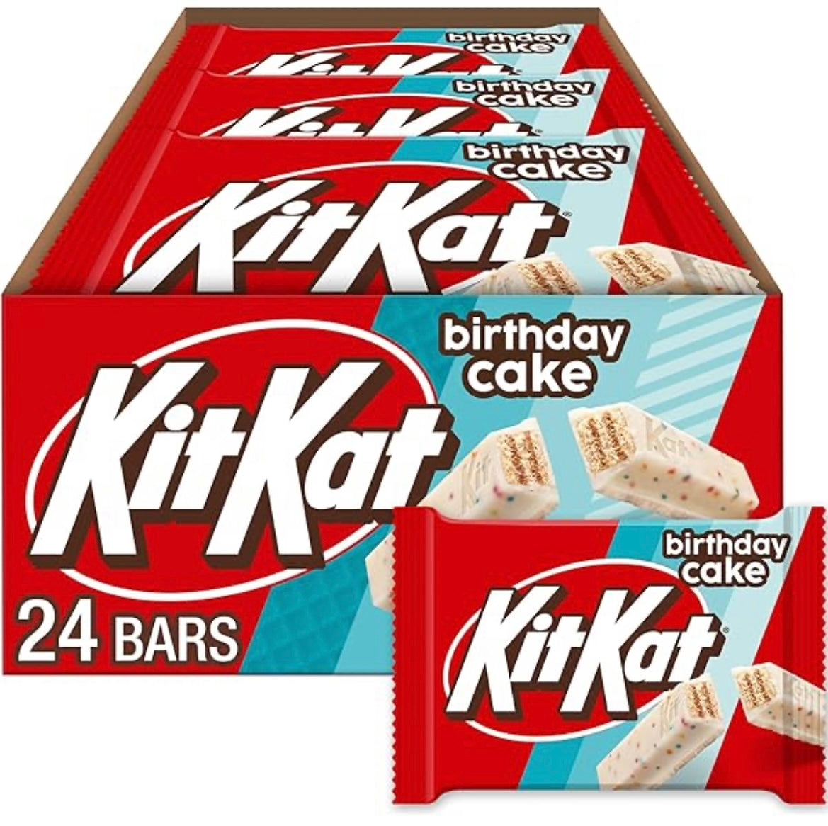 Kitkat birthdays cake