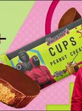 Cups peanut cream