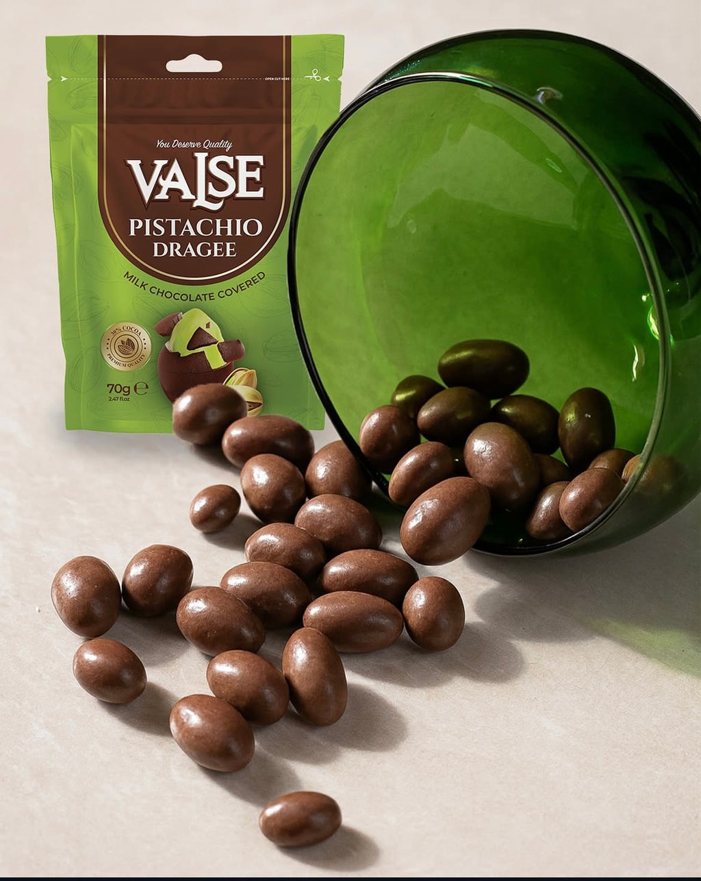 Valse pistachio dragee