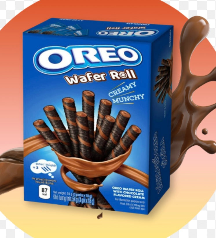 Oreo wafer roll