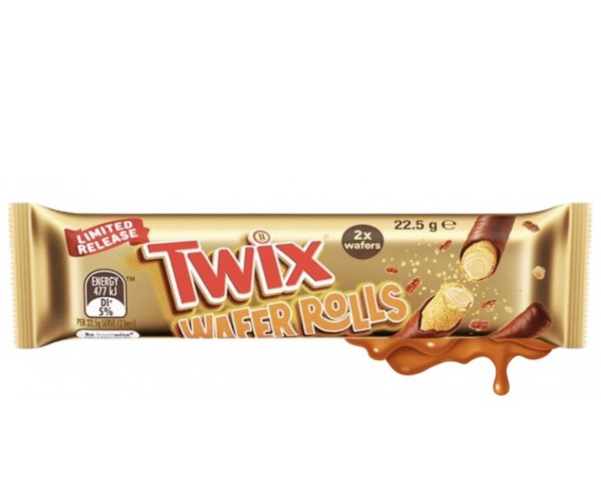 Twix wafer rolls