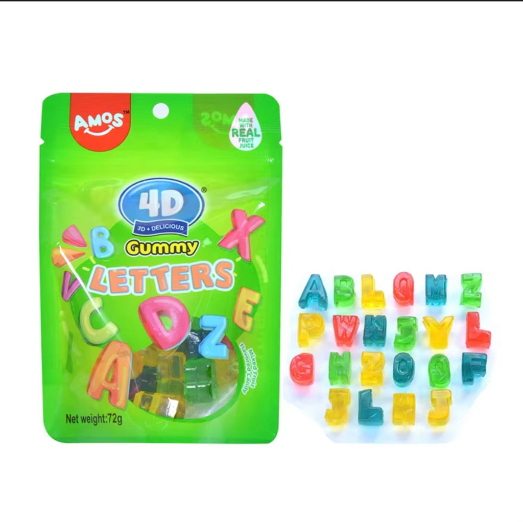 Gummy lettres