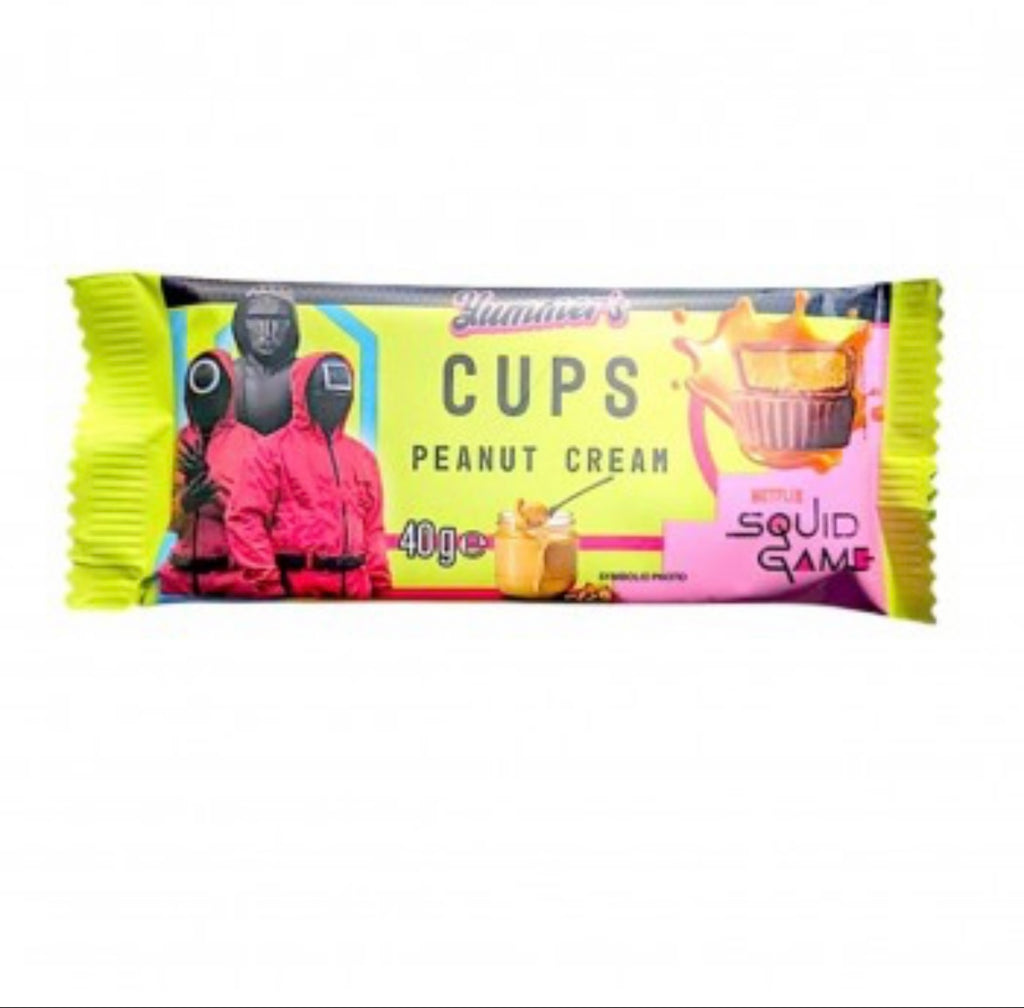 Cups peanut cream