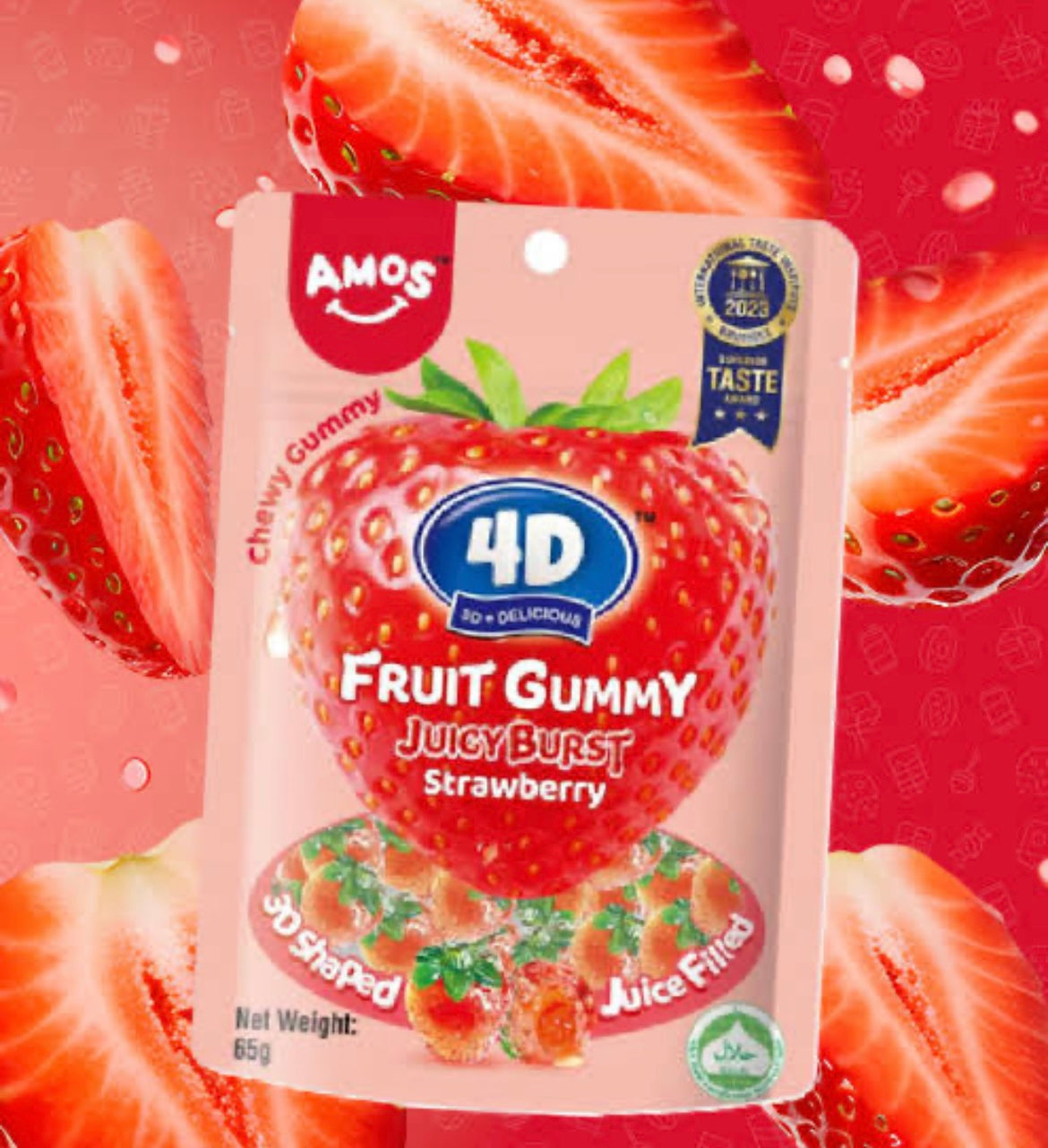 Gummy fraise