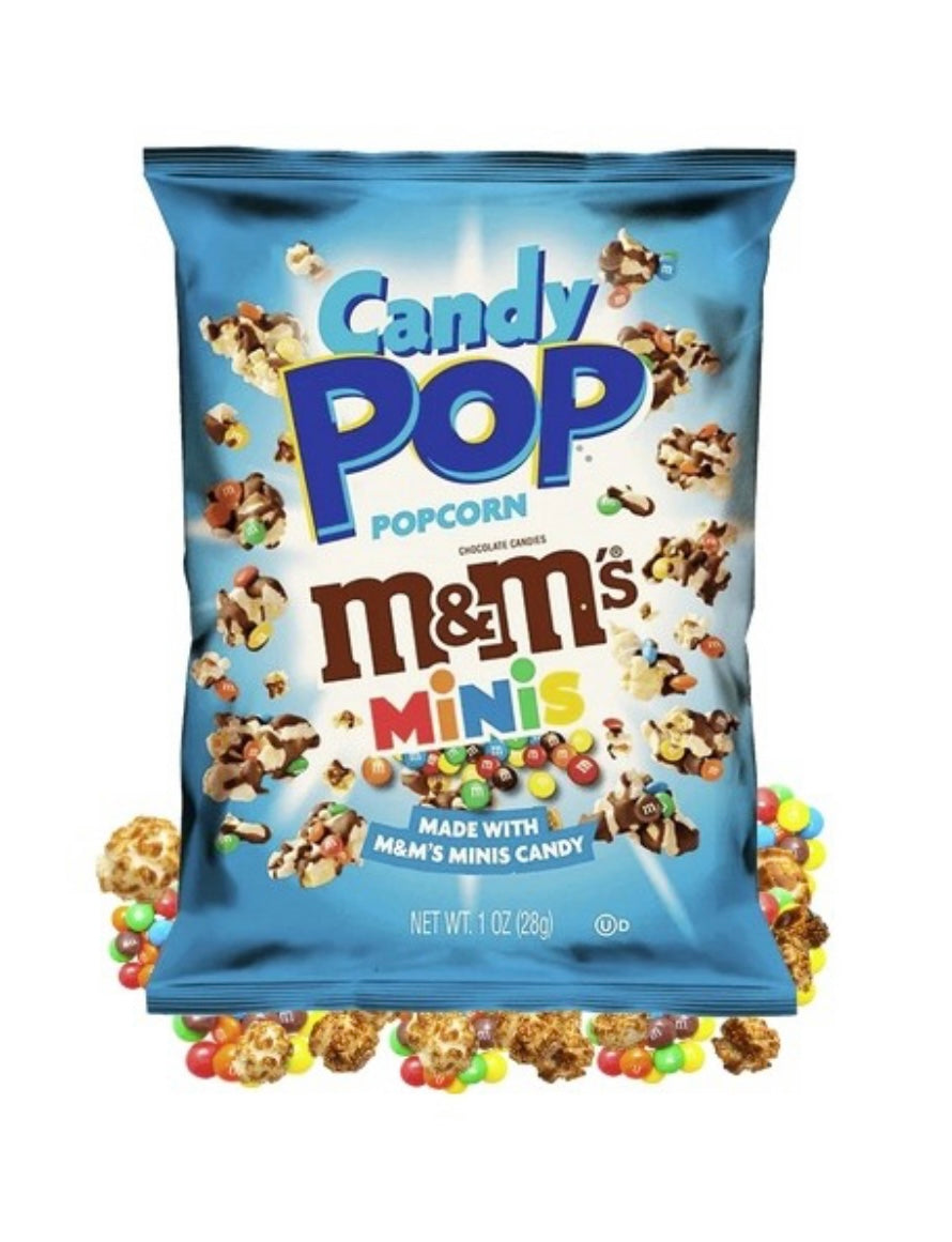 Candy Pop corn M&MS